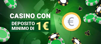Casinò con Deposito di 1 Euro Giocare e Vincere a Prezzi Accessibili