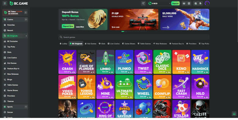 BC Game Cazino Online Descoperă Lumea Jocurilor de Noroc